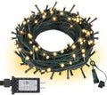 ASENEK Christmas Lights 33FT 100 LED 8 Modes with Timer Connectable Decorative String Lights for Xmas Tree Patio Party Warm White