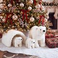 4 Pcs Christmas Wonderland Polar Bear Decoration Winter Polar Bear Decor