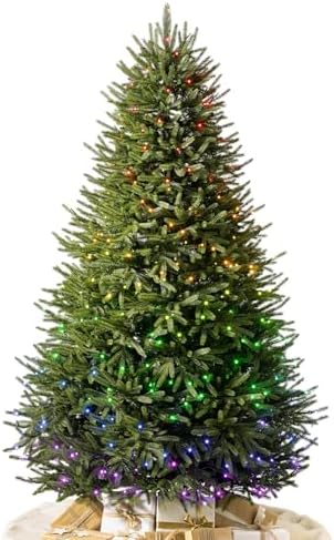 Balsam Hill 9ft Pre-Lit Black Hills Spruce Artificial Christmas Tree with Twinkly Light Show
