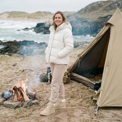 BARERUN Womens Waterproof Winter Snow Boots Lightweight Warm Ankle Booties