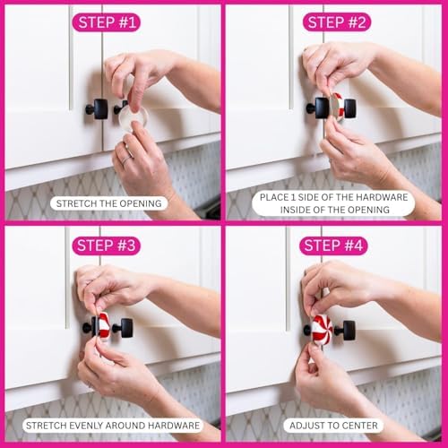 Knobēz 8pk Snowman Decorative Knob Covers - Christmas Cabinet Hardware