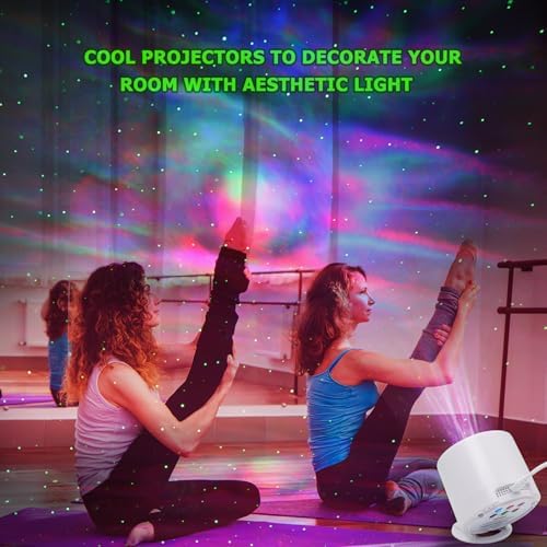 HERHOTER Galaxy Projector,Star Projector with Timer and Remote Control for Adults Bedroom Decoration, Party,Star Night Light (Pack of 2)