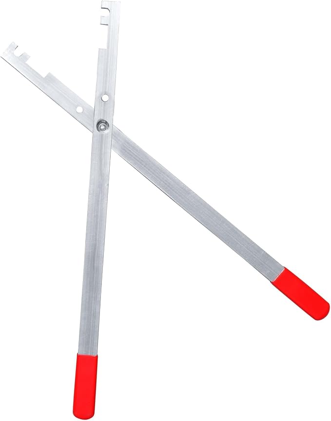 Body Grip and Long Spring Trap Setting Tool - 17" Spring Compression Setter Tongs with Adjustable Pivot for #110 - #220 Bodygrip, #0 - #2, #11 Longspring (A)