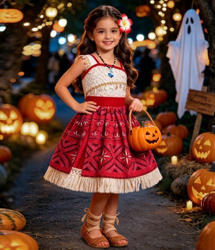VORLITS Princess Costume for Girls Kids Halloween Costume Dress Up 3-9Y