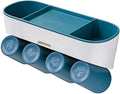 Toothbrush Rack Punch-Free Multifunctional Toothbrush Holder, Wall-Mounted Toothbrush Holder, Storage Rack Bathroom Accessories Rack Bathroom Toothbrush Holder(D,Small)