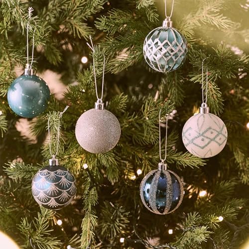 Valery Madelyn 30ct Christmas Tree Decorations Ball Ornaments 2.36 Inches
