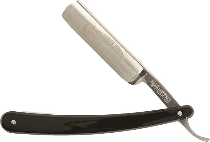 Colonel Conk Model 2313 Straight Razor Set with Stainless Steel Bowl