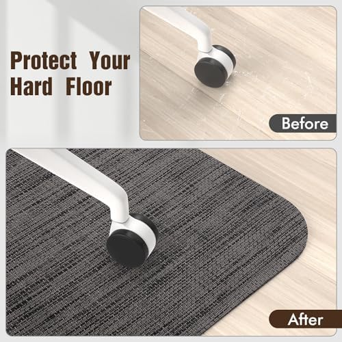 Blvornl Office Chair Mat for Hardwood Floor, Computer Chair Mat, 47.2"x 60"