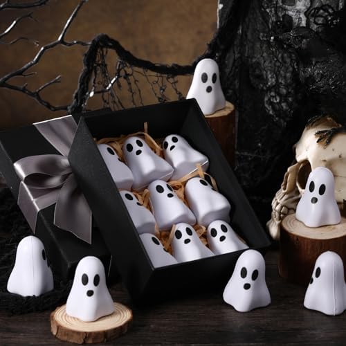 Wettarn 24 Pcs Halloween Ghost Balls Bulks, Ghost Toy