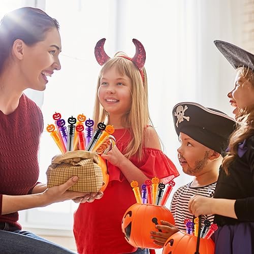 80PCS Halloween Party Favor, Bubble Wands for Kids, Trick or Treat Toys
