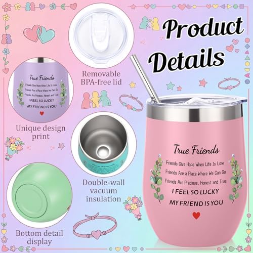 Patelai 6 Set Best Friend Gift Sets for Women