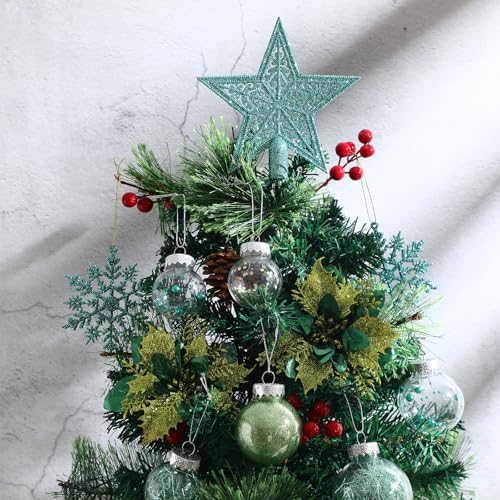 Jenaai Green 74 Pcs Christmas Ball Ornaments Tree Decorations