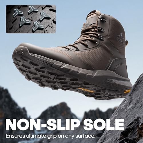 NORTIV 8 Men's Military Tactical Boot Zipper Lightweight