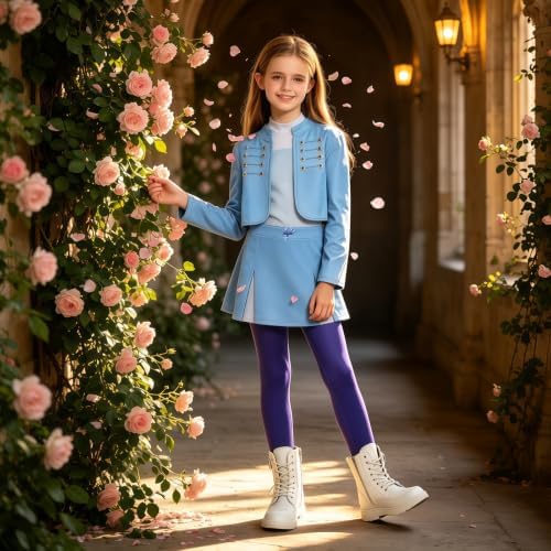 Royal Princess Costume Girls Kids Cosplay Halloween Costumes Accessory