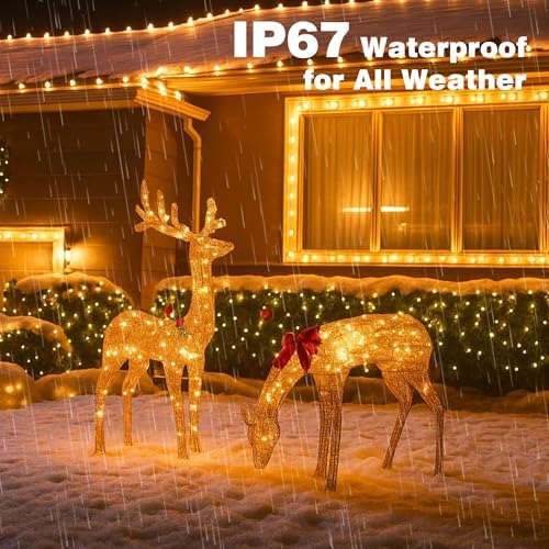 264FT Warm White Christmas Lights, 800 LED Outdoor String Light