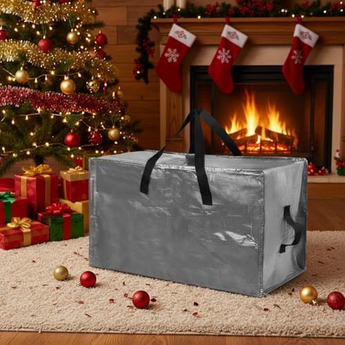 Shappy 6 Pcs Storage Bags, Grey, 30 x 16", 24 x 16", 20 x 16"