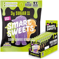 SmartSweets Sour Zombie Buddies Low Sugar Gummy Candy, Healthy Snacks for Kids and Adults, Halloween Treat, 50g bags, Pack of 14