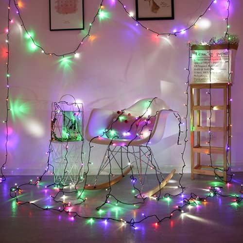 OZS Connectable 2-Pack 164Ft 400LED Christmas String Lights, Multicolor