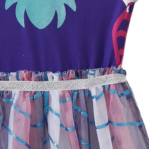 Marvel Ghost Spider Girls Cosplay Hooded Tulle Dress for Toddler Big Kids
