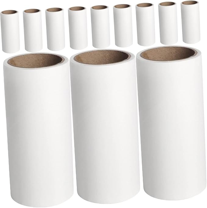 12pcs Portable Lint Roller Convenient Hair Remover for Clothing Furniture and Pets Easy to Use Compact Design for Home and Travel