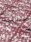 Christmas Sheet Set, Nordic, Festive Holiday Xmas Bedding Set - King Size