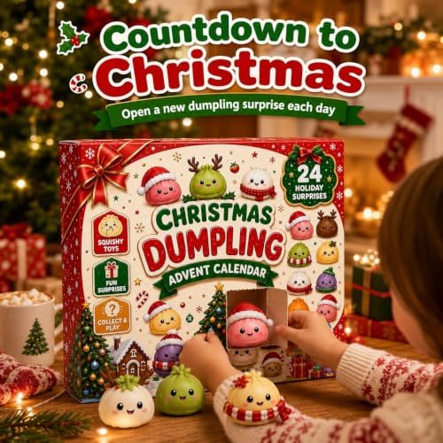 Christmas Squishies Advent Calendar 2026 Countdown for Adults