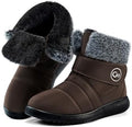 Reimferce Womens Snow Boots for Winter: Comfortable & Warm for All Day Wear - Waterproof Non Slip Booties for Commute Outdoor Walking