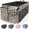 HOTOR Trunk Organizer - Foldable Car Organizer for SUVs & Sedans Storage