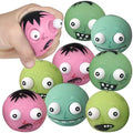 ArtCreativity 12-Pack Halloween Zombie Pop Out Eye Squeezy Toys for Kids, Funny Fidget Stress Relief Toys, Halloween Party Favors, Non-Candy Trick or Treat Prizes and Sensory Toys