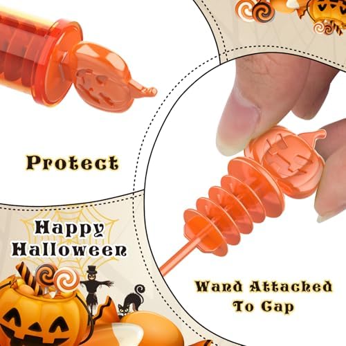 500 PCS Halloween Bubble Wand for Kids, Halloween Party Favors Toys Bulk