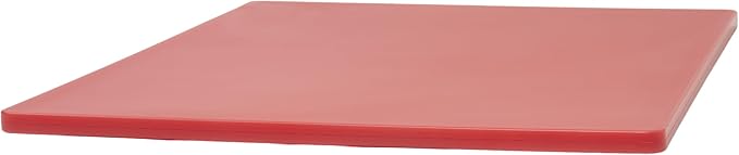 Winco 15" x 20" Red Heavy-Duty Cutting Board (Set of 6) | Dishwasher safe, Stain resistant, Foodservice, Great for Charcuterie, Cheese, Appetizers and Buffet Displays