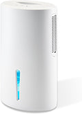 Small Dehumidifier for Bedroom up to 1000 Sq.Ft with Drain Hose, 68 OZ, Auto Shut-Off, Mini Dehumidifier with 7 Color ambient Lights for Bathroom, Basement, Closet, Garage, RV