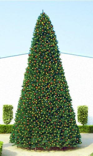 Northlight Giant Everest Fir Christmas Tower Tree - 24' - Multi C7 LED