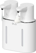 OLG Touchless Soap Dispenser - Automatic Hand - Dual Tank - 27 fl oz - Dish Detergent - Kitchen Bathroom - Foam and Liquid