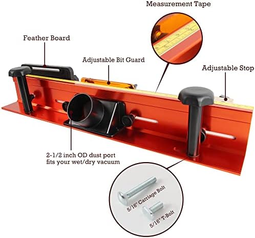 O'SKOOL Router Table Fence System, 24 Inch