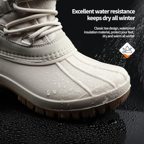 Women Winter Snow Boots | Waterproof Shell | Warm Duck Boots