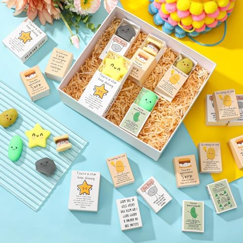 50 Sets Appreciation Gifts Bulk Positive Party Favors, Mixed 5 Styles