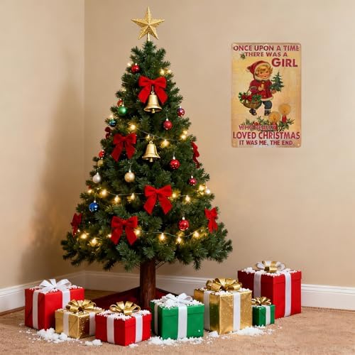 Vintage Christmas Decor,Retro Rustic Wall Art Decorations