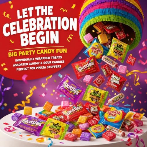 Big Mama Gummy Candy Bulk Assorted Individually Wrapped 12 lbs