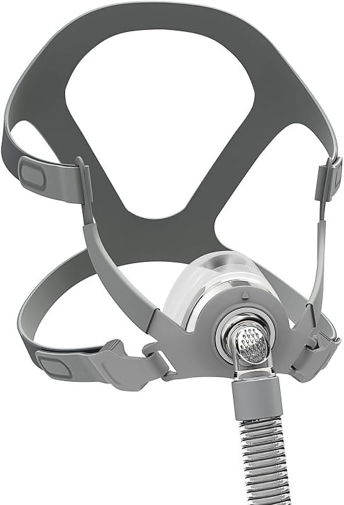 CPAP Mask, Universal CPAP Nasal Sleep Mask Reusable CPAP Supplies, Upgrade Silicone Soft Perfect Sealing CPAP Face Nose Masks with Headgear, Elbow/Swivel, Cushion