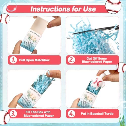25 Sets Baseball Gifts Sport Positive Party Favors