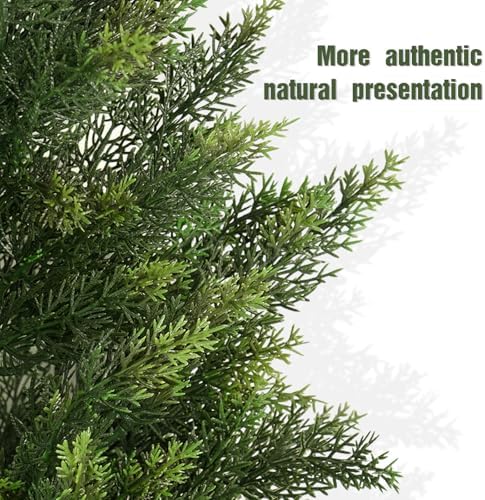 Vitalismo 3FT Artificial Cedar Trees Set of 2 for Outdoor Front Porch