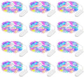 Brightown 12 Pack Multicolor Fairy Lights for Holiday Decor