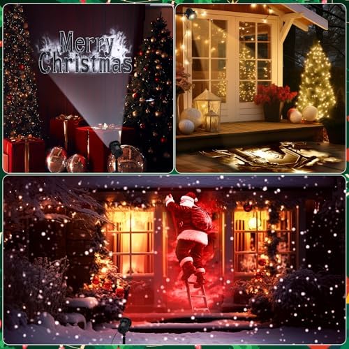 Aurelema Christmas Halloween Projector Lights 3D Dynamic