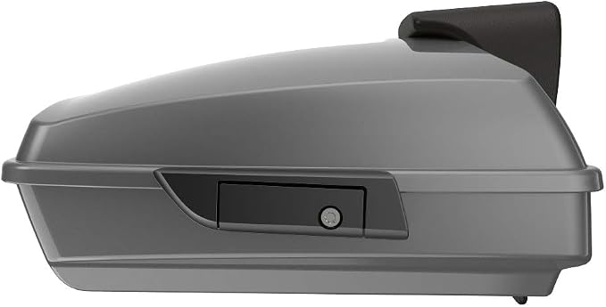 Advanblack Road Glide Tour Trunk Pack Charcoal Pearl Razor Tour Trunk Pack Backrest Pad for '97-'25 Harley Touring Road King Street Glide Electra Glide CVO models