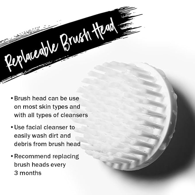 Olay Facial Cleansing Brush Regenerist, Face Exfoliator with 2 Brush Heads