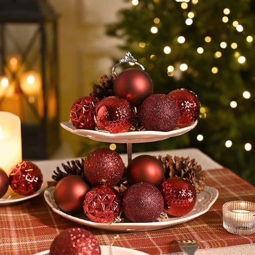 Valery Madelyn 50ct Christmas Tree Decorations Ball Ornaments 2.36 Inches