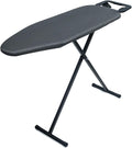 Duwee 12"x36" Ironing Board with Heat Resistant Cover and Thicken Felt Pad | Folding Adjustable Height Compact Ironing Board,Light Weight,Easy to Storage,Black