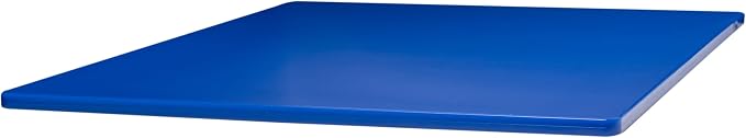 Winco 18" x 24" Blue Heavy-Duty Plastic Cutting Board, Medium (Set of 6) | Dishwasher safe, Stain resistant, HACCP approved, Great for Charcuterie, Cheese, Appetizers and Buffet Displays