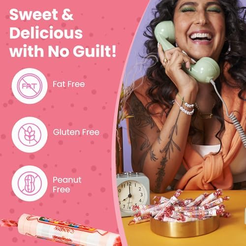 Smarties Candy Bulk Rolls Original Flavor - Gluten & Vegan Free - Classic Sweetness From Family Owned Company Since 1949, Peanut Free & Dairy Free - Perfect Halloween Candy - 5 Pound Bag (Pack of 2)